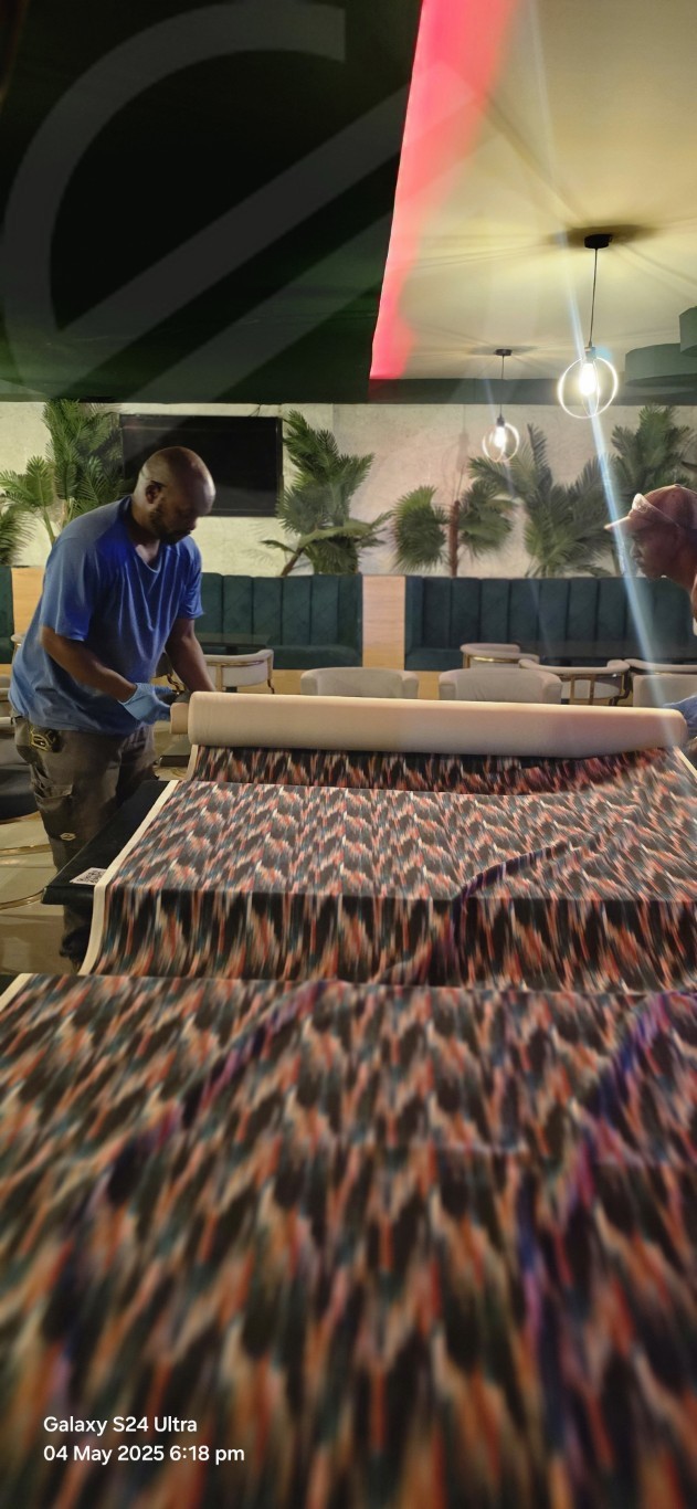 Chevron Bar with Living Wall